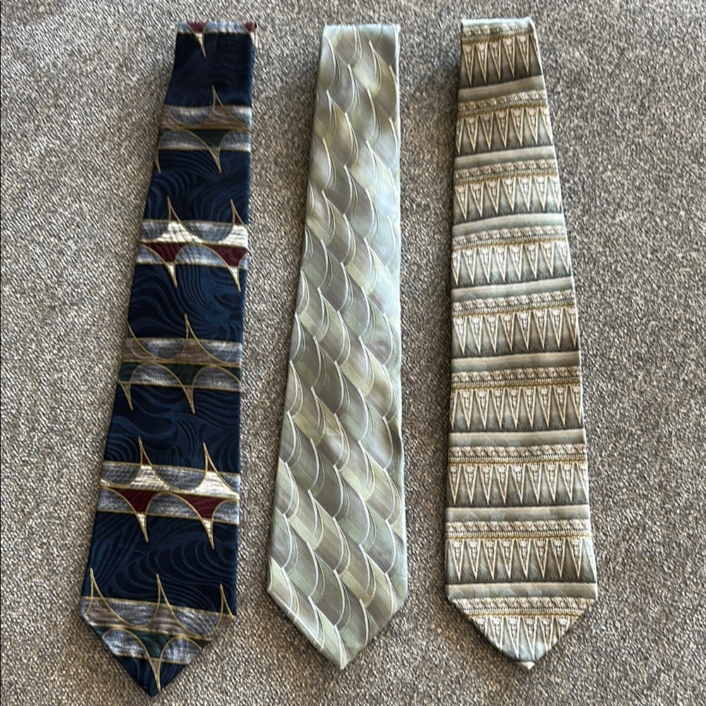 Set of 3 Elegant Men's Ties